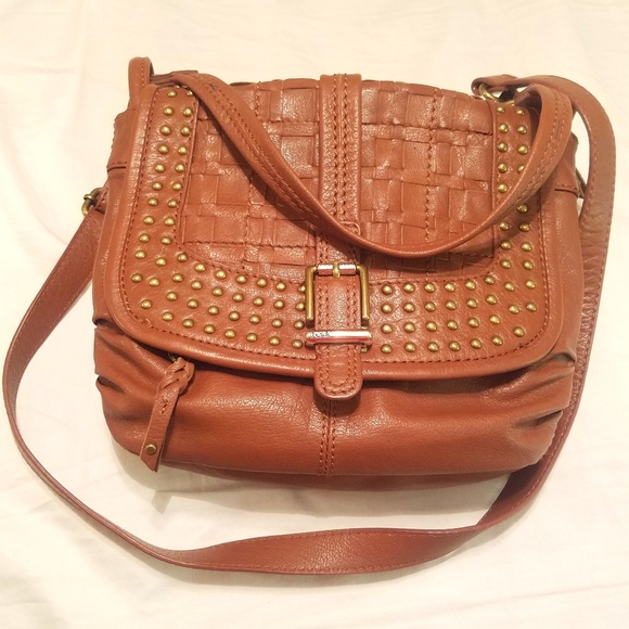 The Sak Handbags - The Sak Leather Studded Cross Body Shoulder Bag